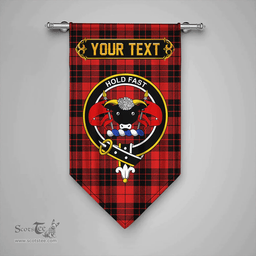 Scottish MacLeod of Raasay Modern Clan Tartan Gonfalon - Crest Personalize Scottish Plaid Tartan Plaid