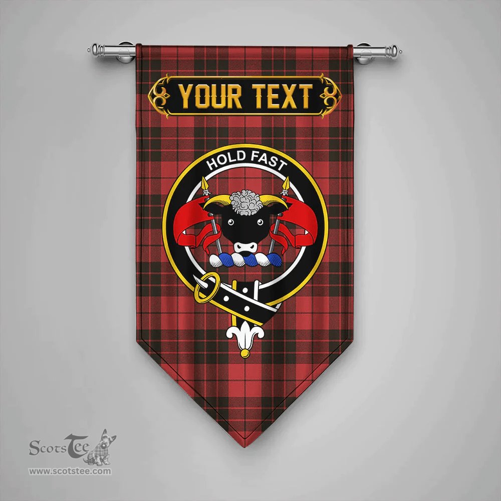 Scottish MacLeod of Raasay Weathered Clan Tartan Gonfalon - Crest Personalize Scottish Plaid Tartan Plaid