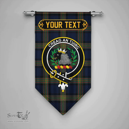 Scottish MacLaren of Broich Modern Clan Tartan Gonfalon - Crest Personalize Scottish Plaid Tartan Plaid