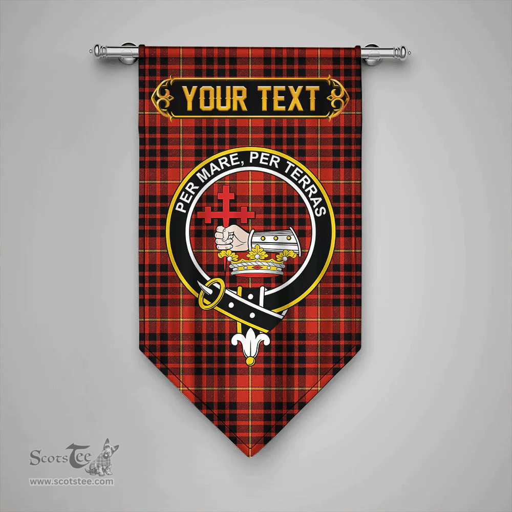 Scottish MacDonald of Ardnamurchan (Donald of Ardnamurchan) Ancient Clan Tartan Gonfalon - Crest Personalize Scottish Plaid Tartan Plaid