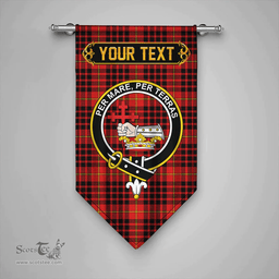 Scottish MacDonald of Ardnamurchan (Donald of Ardnamurchan) Modern Clan Tartan Gonfalon - Crest Personalize Scottish Plaid Tartan Plaid