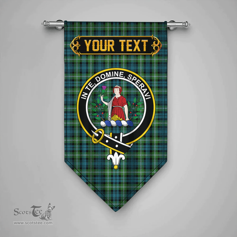 Scottish Lyon (Liall/Lyall/Lyle) Ancient Clan Tartan Gonfalon - Crest Personalize Scottish Plaid Tartan Plaid