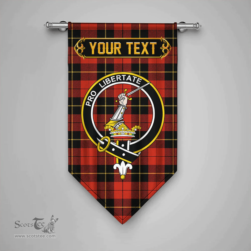 Scottish Wallace (Wallas) Ancient Clan Tartan Gonfalon - Crest Personalize Scottish Plaid Tartan Plaid