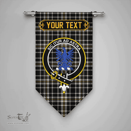 Scottish Ochterlony (Auchterlony) Ancient Clan Tartan Gonfalon - Crest Personalize Scottish Plaid Tartan Plaid