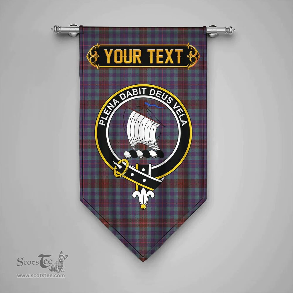 Scottish Tennant Yules Weathered Clan Tartan Gonfalon - Crest Personalize Scottish Plaid Tartan Plaid