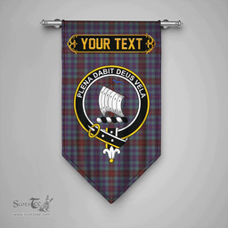 Scottish Tennant Yules Weathered Clan Tartan Gonfalon - Crest Personalize Scottish Plaid Tartan Plaid