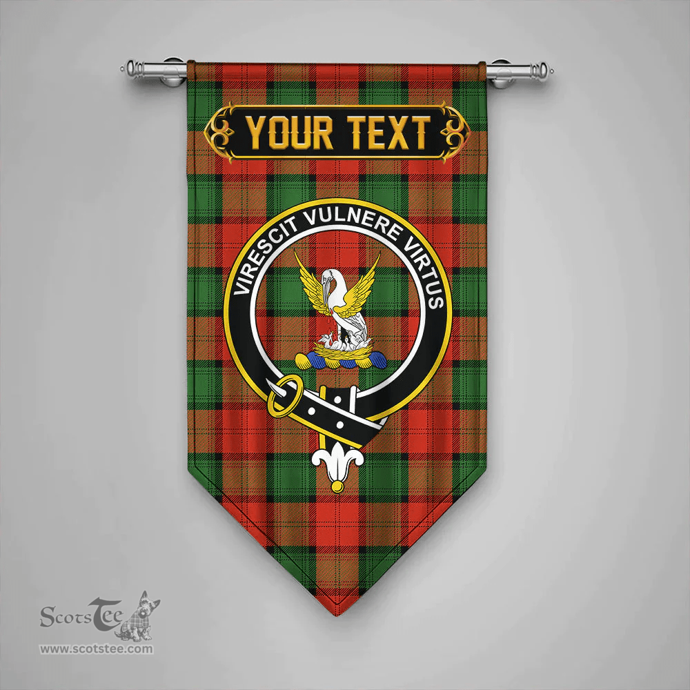 Scottish Stewart of Atholl Ancient Clan Tartan Gonfalon - Crest Personalize Scottish Plaid Tartan Plaid