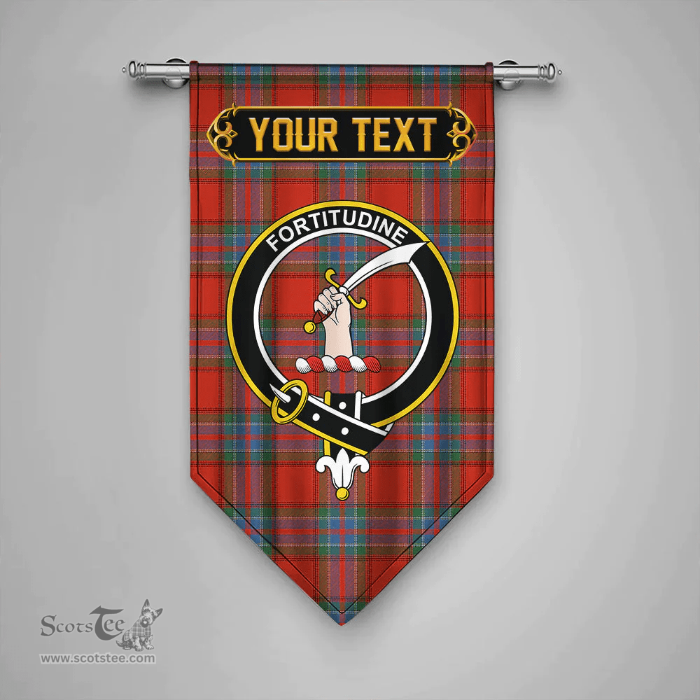 Scottish MacRae of Ardentoul Ancient Clan Tartan Gonfalon - Crest Personalize Scottish Plaid Tartan Plaid