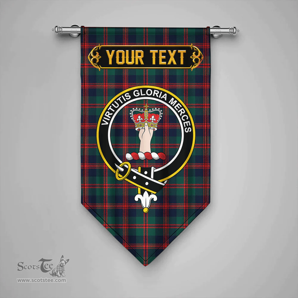 Scottish Robertson of Struan Modern Clan Tartan Gonfalon - Crest Personalize Scottish Plaid Tartan Plaid