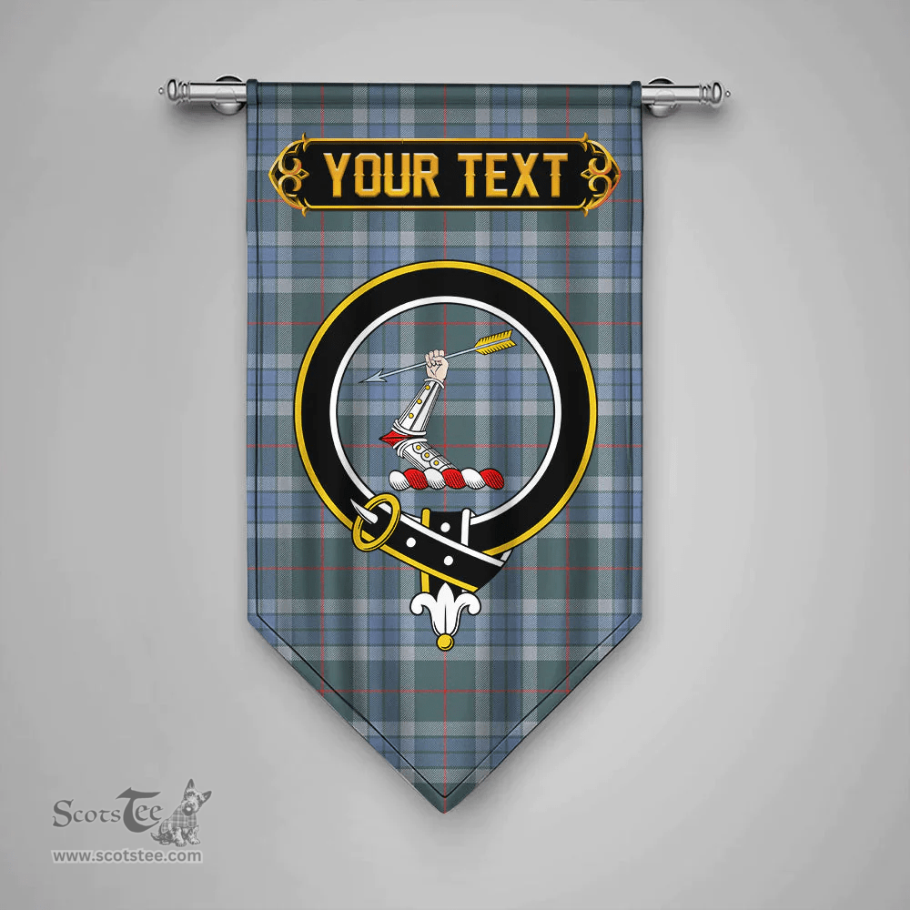 Scottish Thorburn (Thurburn) Weathered Clan Tartan Gonfalon - Crest Personalize Scottish Plaid Tartan Plaid
