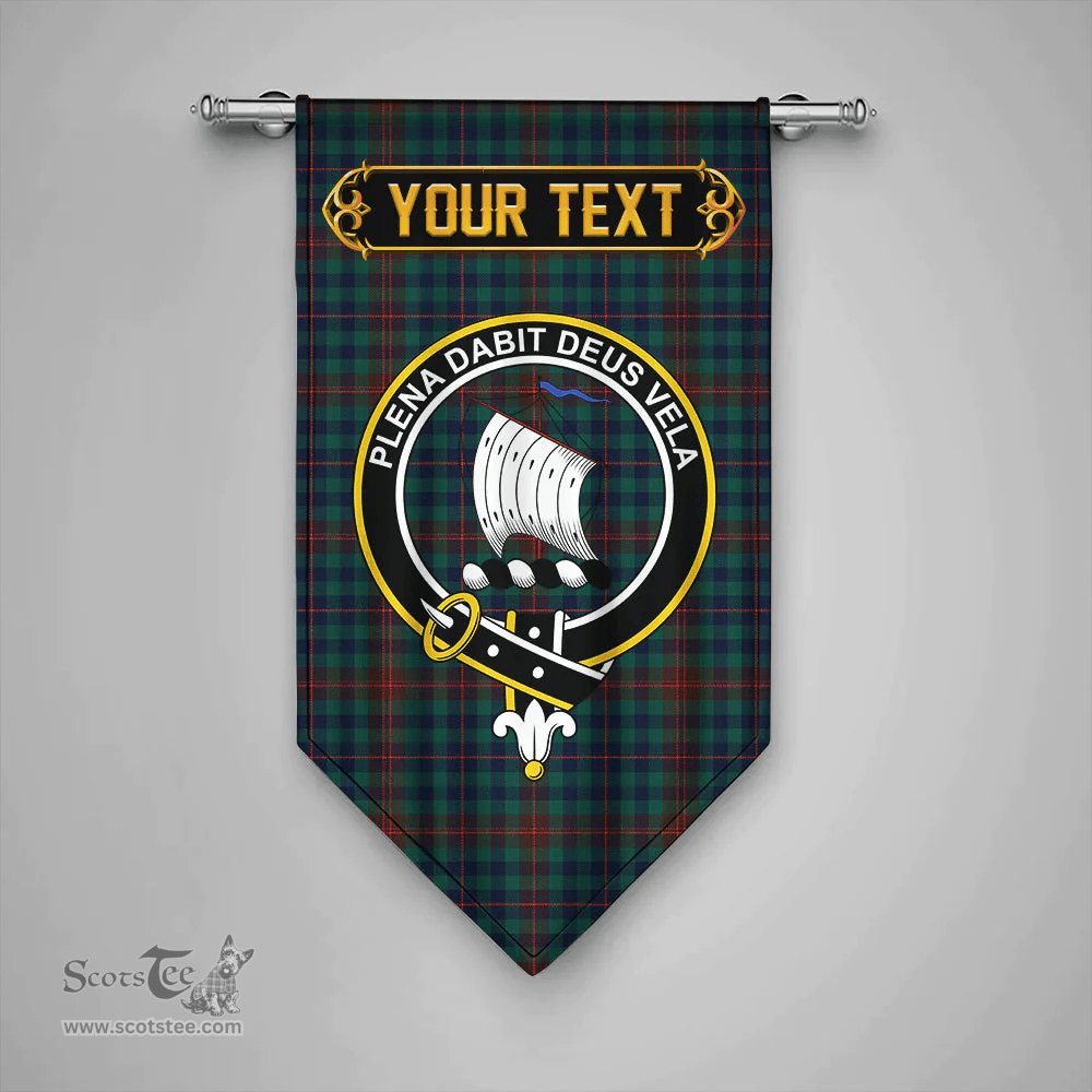 Scottish Tennant Yules Modern Clan Tartan Gonfalon - Crest Personalize Scottish Plaid Tartan Plaid