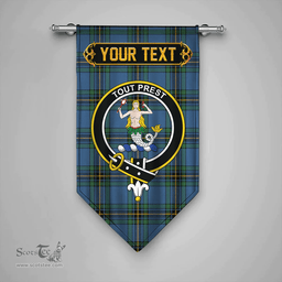 Scottish Murray of Elibank Ancient Clan Tartan Gonfalon - Crest Personalize Scottish Plaid Tartan Plaid