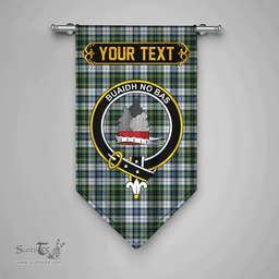 Scottish MacNeil of Barra (MacNeil/MacNeill) Paton Dress Ancient Clan Tartan Gonfalon - Crest Personalize Scottish Plaid Tartan Plaid
