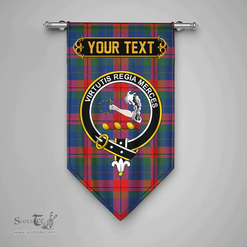 Scottish Skene of Cromar Modern Clan Tartan Gonfalon - Crest Personalize Scottish Plaid Tartan Plaid