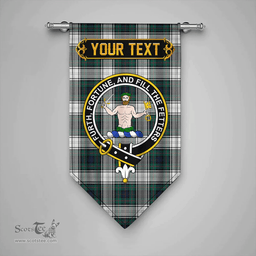 Scottish Murray of Atholl Dress (Murray Dress) Modern Clan Tartan Gonfalon - Crest Personalize Scottish Plaid Tartan Plaid