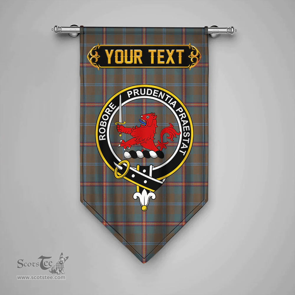 Scottish Young Weathered Clan Tartan Gonfalon - Crest Personalize Scottish Plaid Tartan Plaid