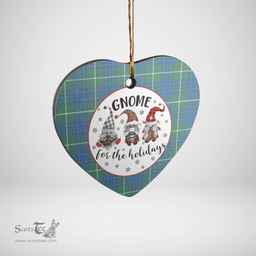 Scottish MacIntyre Hunting Ancient Clan Tartan Ceramic Ornament - Gnome Heart Style Scottish Plaid Tartan Plaid