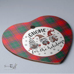 Scottish MacPhail Clan Clan Tartan Ceramic Ornament - Gnome Heart Style Scottish Plaid Tartan Plaid