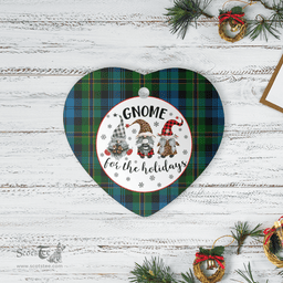 Scottish Polaris Military Clan Tartan Ceramic Ornament - Gnome Heart Style Scottish Plaid Tartan Plaid