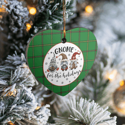 Scottish Don (Tribe-of-Mar) Clan Tartan Ceramic Ornament - Gnome Heart Style Scottish Plaid Tartan Plaid