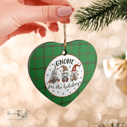Scottish Don (Tribe-of-Mar) Clan Tartan Ceramic Ornament - Gnome Heart Style Scottish Plaid Tartan Plaid