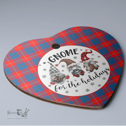 Scottish Blane 2 Clan Tartan Ceramic Ornament - Gnome Heart Style Scottish Plaid Tartan Plaid