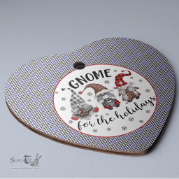 Scottish Sir Walter Scott Clan Tartan Ceramic Ornament - Gnome Heart Style Scottish Plaid Tartan Plaid