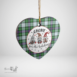Scottish MacKenzie Dress Modern Clan Tartan Ceramic Ornament - Gnome Heart Style Scottish Plaid Tartan Plaid