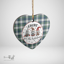 Scottish Gordon Dress Ancient Clan Tartan Ceramic Ornament - Gnome Heart Style Scottish Plaid Tartan Plaid