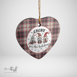Scottish MacPherson Hunting Ancient Clan Tartan Ceramic Ornament - Gnome Heart Style Scottish Plaid Tartan Plaid