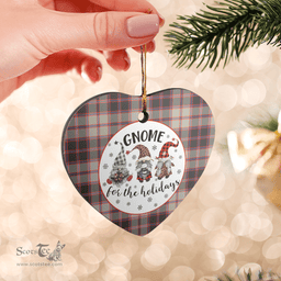 Scottish MacPherson Hunting Ancient Clan Tartan Ceramic Ornament - Gnome Heart Style Scottish Plaid Tartan Plaid