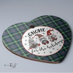 Scottish Bannatyne 1 Clan Tartan Ceramic Ornament - Gnome Heart Style Scottish Plaid Tartan Plaid