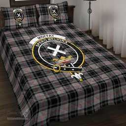 Scottish Moffat Modern Clan Tartan Quilt Bed Set - Crest Classic Scottish Plaid Tartan Plaid