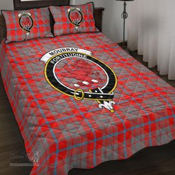 Scottish Moubray Clan Tartan Quilt Bed Set - Crest Classic Scottish Plaid Tartan Plaid