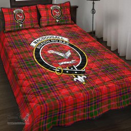 Scottish MacDougall Modern Clan Tartan Quilt Bed Set - Crest Classic Scottish Plaid Tartan Plaid