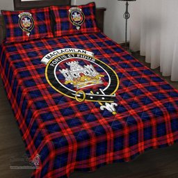 Scottish MacLachlan Modern Clan Tartan Quilt Bed Set - Crest Classic Scottish Plaid Tartan Plaid