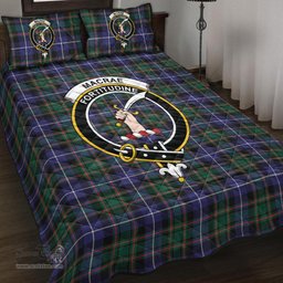Scottish MacRae Hunting Modern Clan Tartan Quilt Bed Set - Crest Classic Scottish Plaid Tartan Plaid