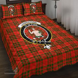 Scottish Livingstone Modern Clan Tartan Quilt Bed Set - Crest Classic Scottish Plaid Tartan Plaid