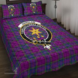 Scottish Wardlaw Modern Clan Tartan Quilt Bed Set - Crest Classic Scottish Plaid Tartan Plaid
