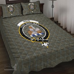 Scottish Haig Check Clan Tartan Quilt Bed Set - Crest Classic Scottish Plaid Tartan Plaid