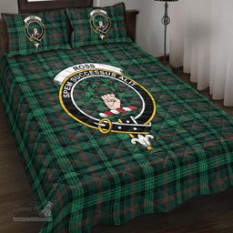 Scottish Ross Hunting Modern Clan Tartan Quilt Bed Set - Crest Classic Scottish Plaid Tartan Plaid