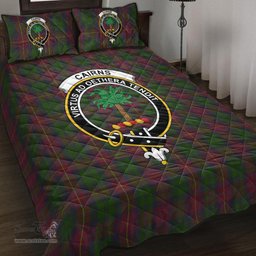 Scottish Cairns Clan Tartan Quilt Bed Set - Crest Classic Scottish Plaid Tartan Plaid