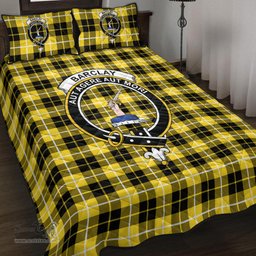 Scottish Barclay Dress Modern Clan Tartan Quilt Bed Set - Crest Classic Scottish Plaid Tartan Plaid
