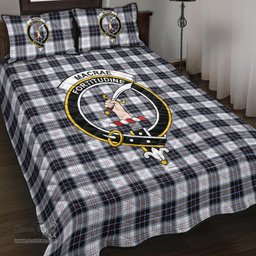 Scottish MacRae Dress Modern Clan Tartan Quilt Bed Set - Crest Classic Scottish Plaid Tartan Plaid