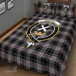 Scottish Moffat Modern Clan Tartan Quilt Bed Set - Crest Classic Scottish Plaid Tartan Plaid