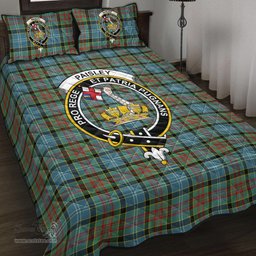 Scottish Paisley District Clan Tartan Quilt Bed Set - Crest Classic Scottish Plaid Tartan Plaid