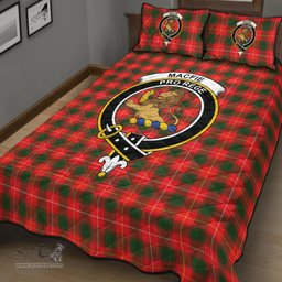Scottish MacFie Clan Tartan Quilt Bed Set - Crest Classic Scottish Plaid Tartan Plaid