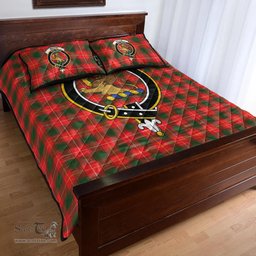 Scottish MacFie Clan Tartan Quilt Bed Set - Crest Classic Scottish Plaid Tartan Plaid