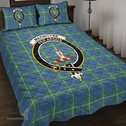 Scottish MacIntyre Hunting Ancient Clan Tartan Quilt Bed Set - Crest Classic Scottish Plaid Tartan Plaid