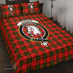 Scottish Dunbar Modern Clan Tartan Quilt Bed Set - Crest Classic Scottish Plaid Tartan Plaid
